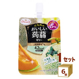 たらみ 蒟蒻ゼリー 北海道メロン味 150g×6個 飲料