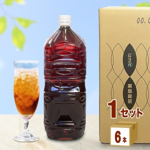 イズミック黒烏龍茶 ラベルレス 2000ml×6本×1ケース (6本) 飲料【日本国内工場製造】【中国福建省産茶葉使用】 まとめ買い 安い ウーロ