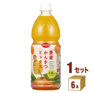 えひめ飲料 POM 愛媛かんきつミックス 800ml×6本×1ケース (6本) 飲料