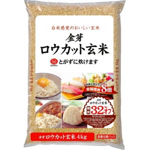 東洋ライス 金芽米 ロウカット玄米 無洗米 4kg 4000g×1袋 食品