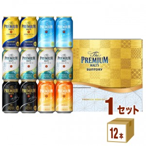 サントリー ビールギフト ザプレミアムモルツ プレモル 夏限定5種セット VG3S (350ml 12本) ×1箱 ギフト