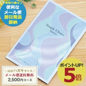 カタログギフト シンプルチョイス G-BE デイビーズ 2500円コース (即日発送) 送料無料(北海道・沖縄を除く)【メール便専用商品・同梱不可