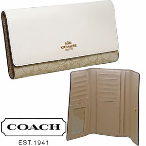 COACH コーチ 長財布 三つ折り C5966-IMDQC ユニセックス 新品 無料ラッピング可