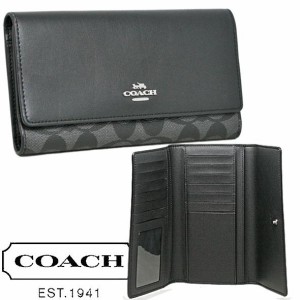 COACH コーチ 長財布 三つ折り F88024-SVDK6 ユニセックス 新品 無料ラッピング可