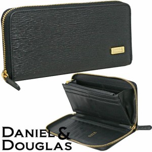 DANIEL&DOUGLAS ダニエル＆ダグラス DDW05-BKGD 長財布 レザー ラウンドZIP 新品 無料ラッピング可