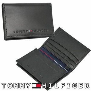 トミーヒルフィガー カードケース 31TL20X014-001 TOMMY HILFIGER レザー 名刺入れ 新品 無料ラッピング可