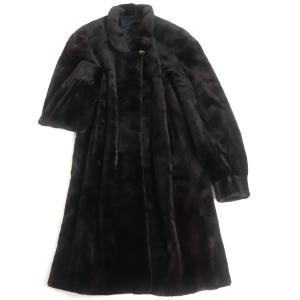 サガミンク毛皮 コート　13号 SAGA MINK サガミンク 毛皮 コート デミバフミンク 山の手婦人