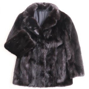 NINA RICCI ニナリッチ 毛皮 ファーコート ミンク ブラウン 11号