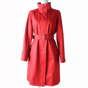 BURBERRY レッド チェスターコート UK6（バーバリー スプリング コート 