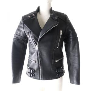 未使用タグ付 DSQUARED2 ラムレザー ライダース シングル バイカラー 未使用タグ付 DSQUARED2 ラムレザー ライダース シングル バイカラー