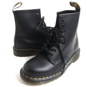 未使用品▼Dr.Martens ドクターマーチン 8ホール 10072004 レースアップ スムースレザー ショートブーツ ブラック UK6/EU39 メンズ 箱付