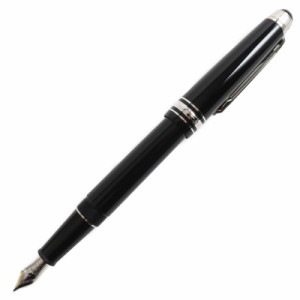 極美品 MONTBLANC モンブラン 116075 マイスターシュテュック ユニセフ ペン先K14 Mニブ 万年筆 ブラック×シルバー ケース付き