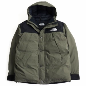 極美品 THE NORTH FACE ザ・ノースフェイス ND91930 GORE-TEX/ゴアテックス マウンテンダウンジャケット カーキ×ブラック L 正規品 メン