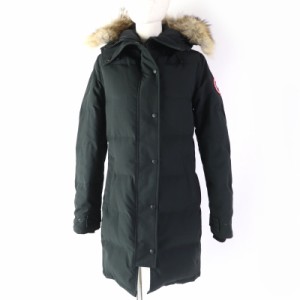 良品 CANADA GOOSE カナダグース 2302JL MACKENZIE マッケンジー ファー・フード付 ダウンコート ブラック M 正規品 レディース