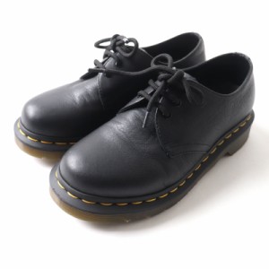 美品 Dr.Martens ドクターマーチン 24256 レザー 3ホール レースアップ ドレスシューズ/レザーシューズ ブラック 3UK レディース