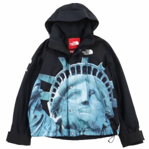 美品●シュプリーム ザ・ノースフェイス 19AW NP61902I Statue of Liberty Mountain Jacket マウンテンパーカー ブラック S 正規品