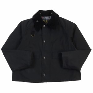 美品○バブアー 2102413 SPEY JACKET ジャーナルスタンダード別注 襟コーデュロイ 裏チェック柄 オイルドジャケット/ブルゾン 黒 S 正規