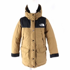 美品△ザ・ノースフェイス NDW91935 Mountain Down Coat マウンテン ダウンコート ユーティリティブラウン S 正規品 レディース