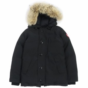 美品●CANADA GOOSE カナダグース 3426MA CHATEAU シャトー ロゴワッペン付 ダウンジャケット ダウンコート ブラック S カナダ製 メンズ