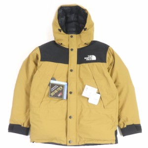 未使用品□ザ・ノースフェイス ND91930 GORE-TEX フーデッド マウンテン ダウンジャケット ブリティッシュカーキ M 正規品 メンズ タグ付