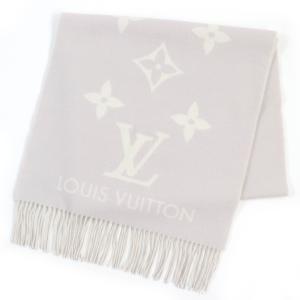 極美品LOUIS VUITTONエシャルプLV大判マフラー　カシミア100% 極美品LOUIS VUITTONエシャルプLV大判マフラー カシミア100%