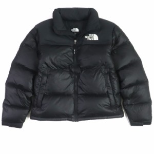 未使用品▼ザ・ノースフェイス NJ1DP55A ECO NUPTSE JACKET ホワイトレーベル ロゴ刺繍 フード入り ZIP ダウンジャケット L メンズ