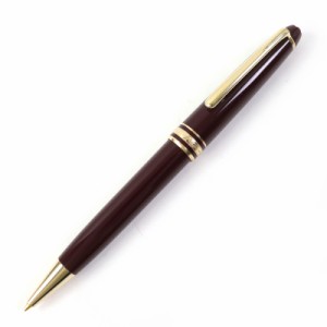 美品△MONTBLANC モンブラン マイスターシュテュック クラシック ツイスト式 シャープペンシル ボルドー ゴールド ドイツ製 メンズ