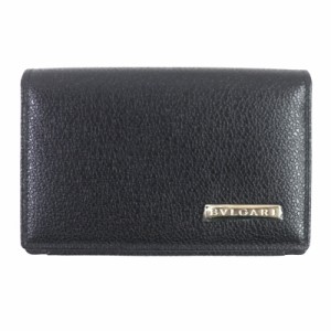 美品】BVLGARI ウィークエンド 名刺入れ レザー ブラック
