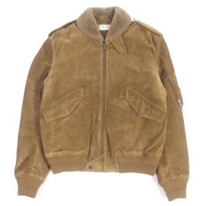 15AW】saint laurent paris スウェードブルゾン44 （サン