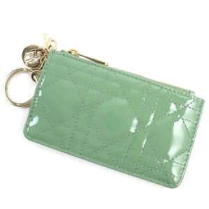 【極美品】ディオール カナージュ レザー キーリング ロゴ ゴールド金具 ヴィンテージ ChristianDior クリスチャンディオール ロゴ