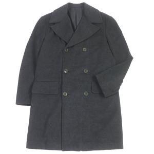 美品 ビンテージ カシミヤ100% ダブルチェスターコート XL マキシ丈 黒 カシミヤ100%×極美品【vintage】マキシ丈ダブルチェスターコート