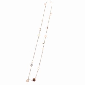 美品◎HERMES エルメス 2020年製 Confettis コンフェッティ ロング ネックレス SV925 AU750 シルバー ゴールド 箱付き 仏製 重量25.9g