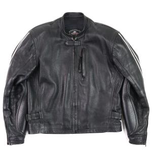 美品】STIFF ゴートレザー ジャケット シングルライダース M