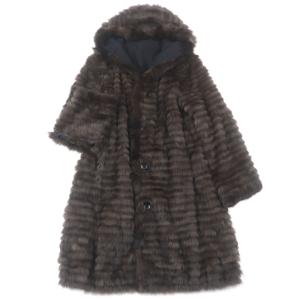 お値下げ 美品 セーブルコート 毛皮 ロングコート セーブル リアルファー 茶色 ss4912-1.jpg