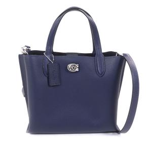 COACH ロゴトートバッグ ネイビー 極美品 COACH ロゴトートバッグ