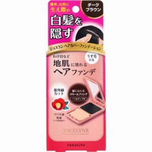 ジョスラン ヘアカバーファンデーション 白髪・頭皮用ファンデーション ダークブラウン 13g[4903018133516-k]