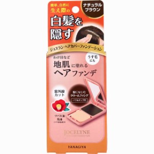 ジョスラン ヘアカバーファンデーション 白髪・頭皮用ファンデーション ナチュラルブラウン 13g[4903018133523-k]