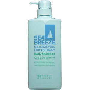 資生堂 シーブリーズ 薬用デオドラント ボディシャンプー ポンプ 600ml[4901872866113-k] SEA BREEZE 爽快 スッキリ ボディソープ 清潔 