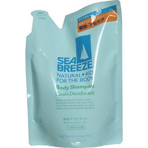 資生堂 シーブリーズ 薬用デオドラントボディシャンプー つめかえ用 400ml [4901872887460-k] SEA BREEZE  レフィル 詰替 ボディソープ 