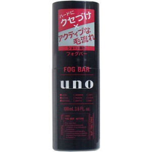 [送料込]資生堂 ＵＮＯ ウーノ フォグバー がっちりアクティブ 100ml [4901872447091]  水溶性の整髪料 ウォーターワックス メンズ化粧品