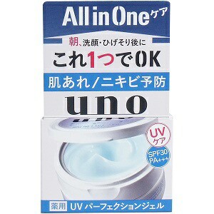 [送料込]資生堂 UNO ウーノ 薬用 UV パーフェクション ジェル 80g [4901872460793-k] オールインワン  紫外線ケア ベタつかない 