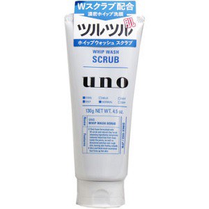 [送料無料][6個セット] 資生堂 ＵＮＯ ウーノ ホイップウォッシュ スクラブ130g [4901872449682-k] 天然クレイ 爽快 クール 毛穴ヨゴレ 