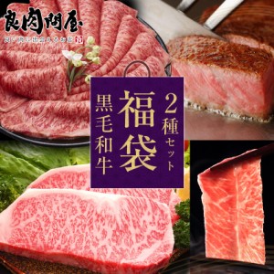 【黒毛和牛】 福袋 2点セット 肉福袋 サーロイン スライス 黒毛和牛 国産お肉 ハッピーバッグ 高級肉 お肉 高級 お取り寄せ 焼肉 お取り