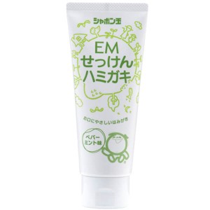 歯磨き粉 はみがき 無添加石鹸 シャボン玉 EMせっけんハミガキ 140g