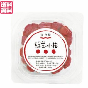 【400円OFFクーポン配布中！】小梅 梅干し 無添加 紅玉小梅 120g 海の精