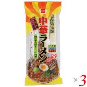 【6/13(木)限定！ポイント8~10%還元】ラーメン インスタントラーメン 袋麺 健康フーズ 中華ラーメン3人前 ３個セット