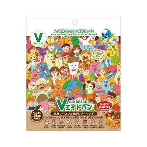 【ポイント最大+7%還元中！】非常食 パン 5年保存 東京ファインフーズ Ｖエイド保存パン 黒糖レーズン＆焦がしアーモンド 125g