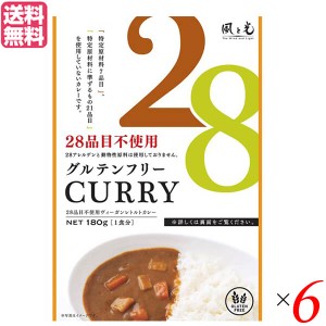 カレー レトルト ヴィーガン 風と光 28品目不使用ヴィーガンレトルトカレー 180g 6個セット 送料無料