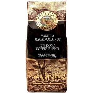 コーヒー コナ KONA ロイヤルコナコーヒー バニラマカダミアナッツ 8oz(227g)