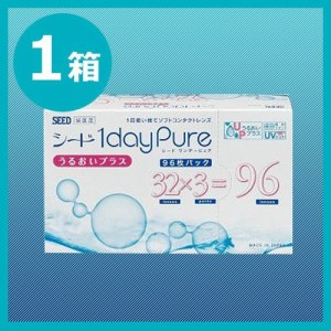 シード ワンデーピュア うるおいプラス 96枚入り×1箱/1日使い捨てコンタクトレンズ/SEED/1dayPure うるおいプラス